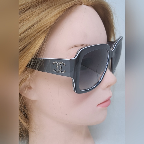 NWOT Chanel Women's Sunglasses Gradient Tint CC Logo 5221-A 56-19-135 - Picture 3 of 16